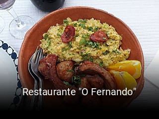 Restaurante "O Fernando" entrega de alimentos
