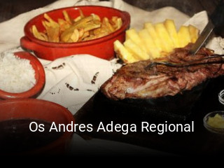 Os Andres Adega Regional entrega de alimentos