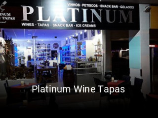 Platinum Wine Tapas encomendar on-line