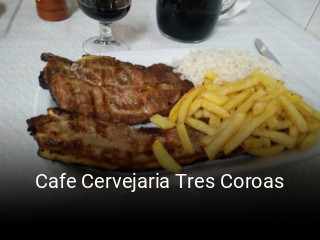 Cafe Cervejaria Tres Coroas entrega de alimentos