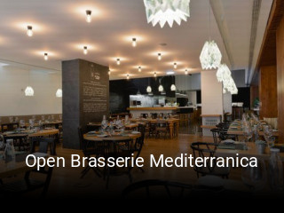 Open Brasserie Mediterranica entrega de alimentos