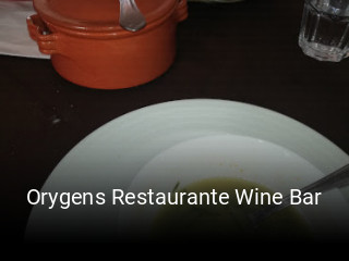 Orygens Restaurante Wine Bar delivery