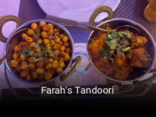 Farah's Tandoori peca-delivery