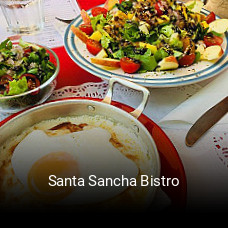 Santa Sancha Bistro entrega de alimentos