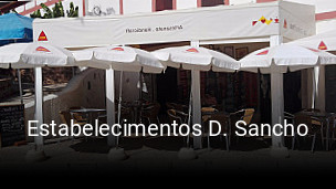 Estabelecimentos D. Sancho encomendar on-line